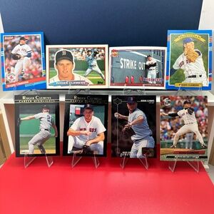 Roger Clemens Vintage Red Sox lot of 8